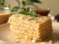 Рецепта Торта Наполеон с готово бутер тесто
